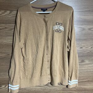 Tommy Hilfiger Button Up Cardigan Size XL Collegiate Preppy